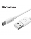 Kabla USB typu C, USAMS typu C kabel do Samsung S8 uwaga 9 Huawei Xiaomi oneplus USB-C szybka ładowarka kabel do transmisji dany