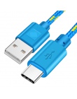 Kabel USB typu C 1 M 2 M 3 M szybkiego ładowania typu C przewód danych kabel do ładowania samsung S9 pocophone F1 telefon komórk