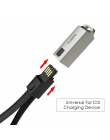 FLOVEME USB kable do iPhone'a kabel IOS 10 2.1A kabel do ładowania dla iPhone X Xs Max Xr 8 7 6 6 s 5S iPad Air brelok do kluczy