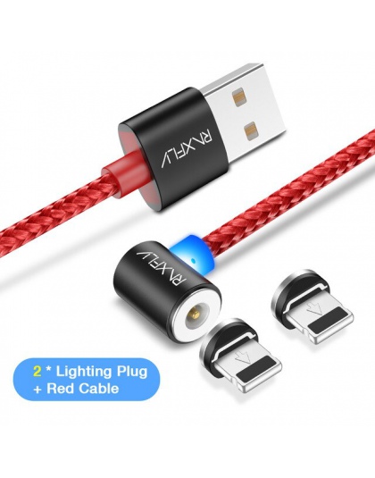RAXFLY L-TYPE magnetyczny ładowania USB kabel do Xiaomi Redmi Note 7 4X oświetlenia, aby za pomocą magnesu USB przewód ładowania