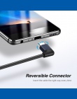 Ugreen Nylon kabel USB C 90 stopni szybka ładowarka USB typu C kabel do Xiaomi mi 8 Samsung Galaxy S9 Plus telefon USB-C przewód