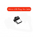 L typ ładunek magnetyczny kabel Micro USB typu C 8 Pin kabel do kabla USB do telefonu komórkowego 90 stopni magnes ładowarka dla