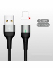 Kabel magnetyczny dla iPhone 6 7 8 X XR XS Max kabel USB do ładowania, USAMS magnes telefon kabel dla iPhone przewód szybkoładuj