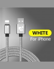 TIEGEM kabel USB do telefonu iPhone 7 6 6 s 5 2a szybkiego ładowania USB kabel do transmisji danych dla iPhone 8 X iPad iPod kom
