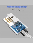 USLION LED magnetyczny kabel USB magnes Plug & kabel USB typu C i Micro USB kabel do Samsung Xiaomi dla iPhone X 8 7 szybkie ład