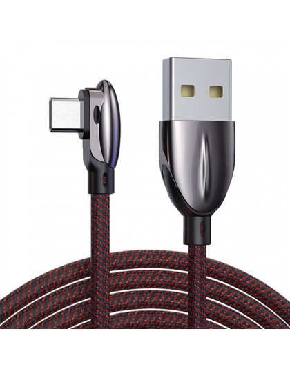 Essager 90 kąt USB C 3A typu C kabel szybka ładowarka do Samsunga S9 Note9 przewód USBC dla Xiaomi Huawei P20 Mate 20 pro jeden 