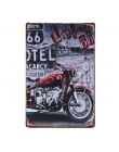 Płytki nazębnej motyw samochód znaki na metalowej blaszce w stylu vintage motocykl plakat na ścianie naklejki płyta malowanie Ba