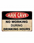 Człowiek Cave dekoracje ścienne ostrzeżenie niebezpieczeństwo No Trespassing pistolet metalowe tabliczki Alert nadzoru wideo str