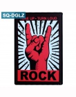 [SQ-DGLZ] Rock & muzyka metalowa znak Bar dekoracje ścienne plakietka emaliowana Vintage metalowe znaki wystrój domu malowanie t