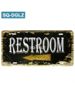 [SQ-DGLZ] mile widziane/WIFI tablicy rejestracyjnej sklep dekoracje ścienne toalety plakietka emaliowana Vintage przewodnik po d