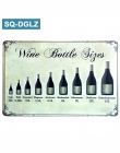 [SQ-DGLZ] wino/whisky metalowy znak Bar dekoracje ścienne w stylu Vintage metalowe rzemiosło wystrój domu malowanie tablice plak
