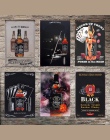 Whisky w stylu Vintage plakietka emaliowana Bar Pub dekoracje ścienne do domu Retro Metal Art piwo kawy plakat płyta