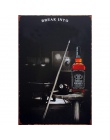 Whisky w stylu Vintage plakietka emaliowana Bar Pub dekoracje ścienne do domu Retro Metal Art piwo kawy plakat płyta