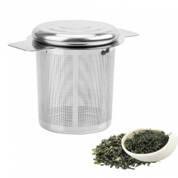 Do herbaty ze stali nierdzewnej zaparzaczem kosz drobnych oczkach sitko do herbaty pokrywy do herbaty i filtry do kawy z 2 uchwy