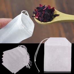 100 sztuk/partia torebki z ciąg pusta torebka na herbatę uszczelnienia filtr papier do przygotowywania kawy i herbaty przyprawy 