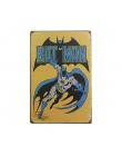 Nowy SuperHero Batman Chic domu Bar w stylu Vintage metalowe tabliczki wystrój domu w stylu Vintage plakietki emaliowane Pub w s