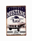 Jeździć za darmo olej silnikowy gazu Mustang samochodów metalowe plakietki emaliowane amerykański indyjski motocykl Metal plakat
