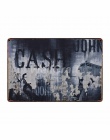 [WellCraft] JOHNNY CASH metalowe tabliczki gwiazda muzyki plakat Decor dla Bar Pub żelaza malowanie domu 20*30 CM FG-218