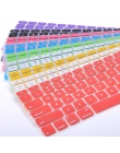 Klawiatura silikonowa pokrywa Protector skórka do Apple Macbook Pro 13 15 17, Pro Air 13 miękka klawiatura naklejki 9 kolory