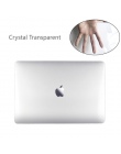 Kryształ twardy osłonka laptopa etui na Macbooka Air Pro Retina 11 12 15 13.3 cal pasek dotykowy ID dla MacBook nowy Air 13 a193