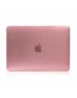Kryształ twardy laptopa etui na Macbooka AIR Retina 11 12 13 15 cal z panelem dotykowym do Macbook Pro 13 15.4 powłoki pokrywa k
