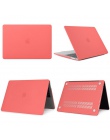 Bardzo ciężko matowe powłoki na laptopa etui na Macbooka Air 11 Retina 12 pokrywa 2018 nowy Pro 13 15 z panelem dotykowym A1706 