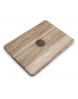 Nowa klasyczna drewna ziarna PU top skórzany dla MacBook Air Pro Retina 11 12 13 15 cal dotykowy Bar + klawiatura pokrywa