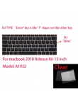 Dla Apple Macbook pro13/11Air 13/15 Retina12 cal wszystkich serii klawiatura silikonowa pokrywa przypadku przezroczysty przezroc