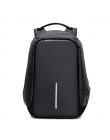 Usb ładowania plecak na laptopa 15 cal podróży plecak wielofunkcyjny Anti theft wodoodporne Mochila torba szkolna dla mężczyzn P