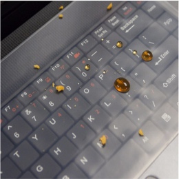 FFFAS odporny na kurz i wodoodporna obudowa klawiatury uniwersalny miękki silikonowy folia ochronna dla Macbook Pro 15-17 Cal la
