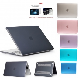 Kryształ \ matowe etui do Apple Macbook Air Pro Retina 11 12 13 15,, dla, Mac, książka, nowy Pro 13.3 15.4 cal z panelem dotykow