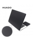 Czarny 3D z włókna węglowego skórka na laptopa naklejki 15.6 winylu naklejki na notebooka 17 "15" 14 "13" naklejki dla komputeró
