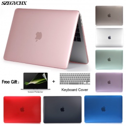 Etui na laptopa dla Apple MacBook Air 13 A1369 A1466 Pro Retina 11 12 13 15 pasek dotykowy dla macbook nowy air 13 A1932 + pokry