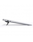 Czarny Notebook wspornik chłodzenia podstawka do laptopa chłodnicy chłodnica uchwyt składany dla iPad MacBook Air Mac biurko sto