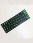 Komputer rosyjska klawiatura film naklejki naklejki biały i orange litery alfabetu komputer stacjonarny laptop rosja układ membr