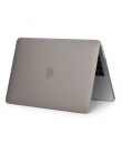 Ultra Slim kryształ/matowy futerał dla Apple MacBook Air 13 A1932 2018 11 12 Pro 13 15 Retina 15 pokrowiec na laptopa twardy prz