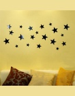 20 sztuk DIY gwiazda sztuki lustro naklejki ścienne akrylowe naklejki ścienne do salonu naklejki do sypialni muraux Adesivos de 