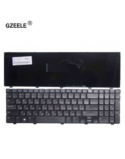 GZEELE RU rosyjska klawiatura do DELL Inspiron 15 15R 3521 3537 15R 5421 5521 5537 5535 15-3521 15V-1316 klawiatury laptopa czar