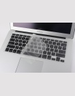 Ue/UK angielski Ultra cienkie trwałe klawiatura skóry pokrywa naklejka ochronna dla nowego MacBook Pro 13 15 cal (2016 roku prod