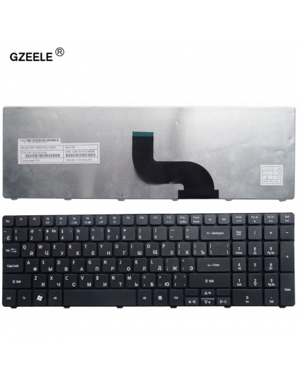 GZEELE rosyjski dla Acer Aspire 5742G 5740 5742 5810 T 7735 7551 5336 5410 5536 5536G 5738g 5252 5742Z 5810 RU klawiaturze lapto