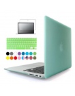 3 w 1 matowy futerał na laptopa dla Apple macbook Air Pro Retina 11 12 13 15 cal Protector dla, Mac, książka, 11.6 13.3 15.4 Tou