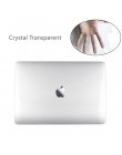 Kryształ twardy laptopa etui na Macbooka Air Pro Retina 11 12 13 15 13.3 cal z ekranem dotykowym 2018 nowa pokrywa A1706 a1989 A