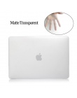 Etui na laptopa dla Apple MacBook Touch ID A1932, air 13 Pro Retina 11 12 13 15 na mac book Pro 13.3 15.4 pasek dotykowy + pokry