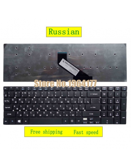 Rosyjski dla ACER Aspire V3 V3-571 V3-571g V3-572 V3-572G V3-551 V3-771G 5755 5755g V5WE2 CM-5 RU Wymienna klawiatura laptopa