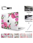 MTT kwiat kryształ etui na Macbooka Air Pro Retina 11 12 13 15 pasek dotykowy pokrywa dla macbook air 13.3 cal a1932 pokrowiec n