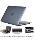 Kryształ etui na laptopa + pokrywa klawiatury + folia ekranowa + kurz Pulg dla Apple Macbook Air Pro Retina Touch Bar 11 11.6 12