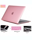 Kryształ etui na laptopa + pokrywa klawiatury + folia ekranowa + kurz Pulg dla Apple Macbook Air Pro Retina Touch Bar 11 11.6 12