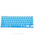 9 kolory klawiatura silikonowa pokrywa skórka do Apple Macbook Pro MAC 13 15 Air 13 miękka klawiatura naklejki