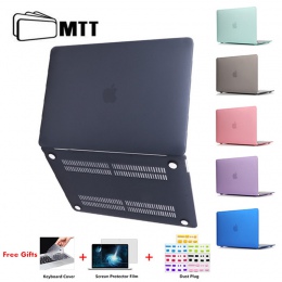 MTT matowy na laptopa etui na Macbooka Air 13 cal A1932 2018 nowa pokrywa dla macbook Air Pro Retina 11 12 13 15 przypadku z ekr