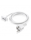 Wysokiej jakości 1 sztuk ue wtyk rozszerzenie kabel dla Macbook Pro Air ładowarka kabel zasilający adapter do kabla